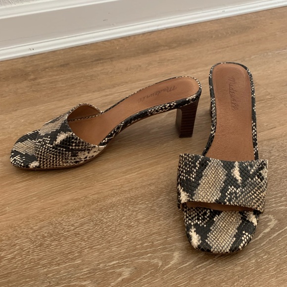 Madewell Snake Skin Mule - Picture 3 of 3